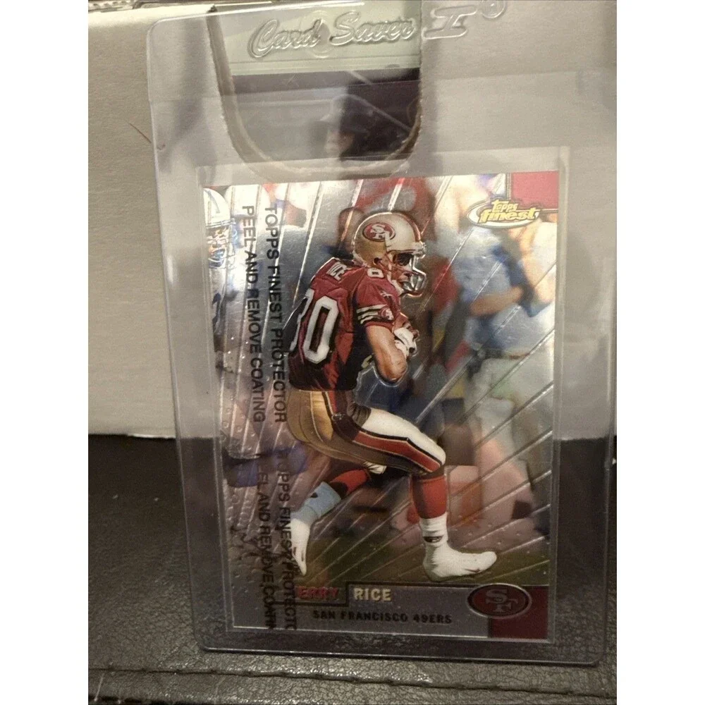1999 Topps Finest - Jerry Rice #60 WITH COATING SAN FRANCISCO 49ERS